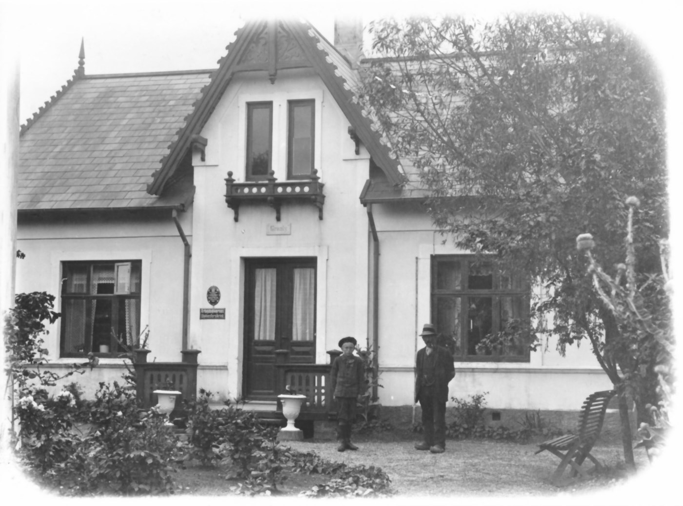 Biografvillaen ca. 1910 - længe før den blev købt af Familen Steen og døbt "Tottenborg"